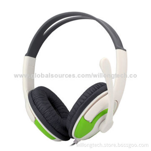 Computer Headphones with Microphone for School, 1.2/1.5m Cable Length
